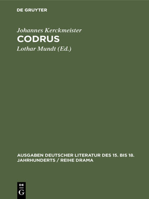 cover image of Codrus